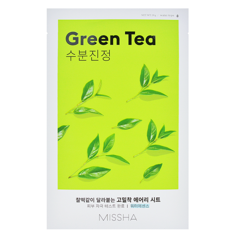 MISSHA Airy Fit Sheet Mask - Green Tea | Shop Korean Skincare in Canada & USA at Chuusi.ca