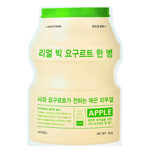 A'PIEU Real Big Yogurt One-Bottle - Apple | Shop Korean sheet masks in Canada & USA at Chuusi.ca
