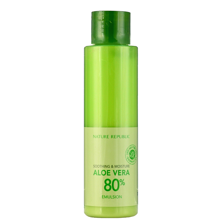 Nature Republic Soothing & Moisture Aloe Vera 80% Emulsion -- Shop Korean Japanese Taiwanese Skincare in Canada  & USA at Chuusi.ca