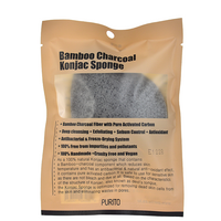 Purito Bamboo Charcoal Konjac Sponge -- Shop Kbeauty Canada USA -- Chuusi.ca