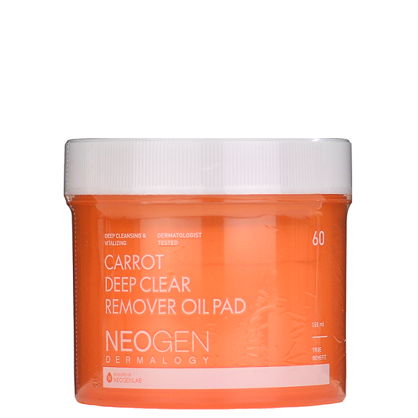 NEOGEN Carrot Deep Clear Remover Oil Pad -- Shop KBeauty Canada USA -- Chuusi.ca