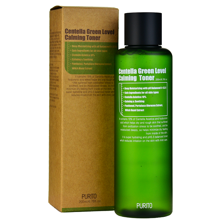 PURITO Centella Green Level Calming Toner -- Shop Korean Japanese Taiwanese skincare in Canada & USA at Chuusi.ca