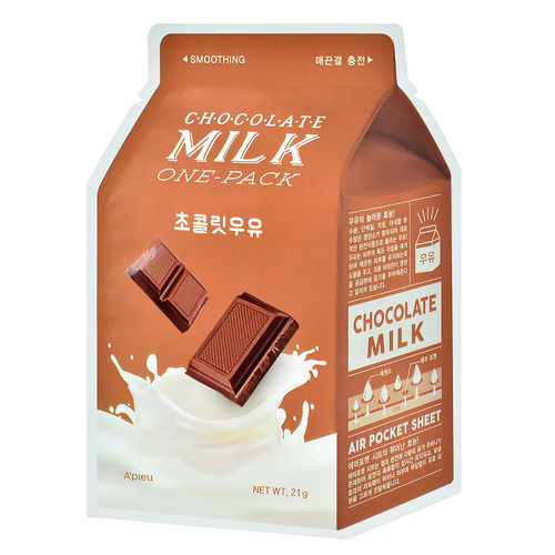 A'PIEU Chocolate Milk One-Pack | Shop Korean sheet masks in Canada & USA at Chuusi.ca