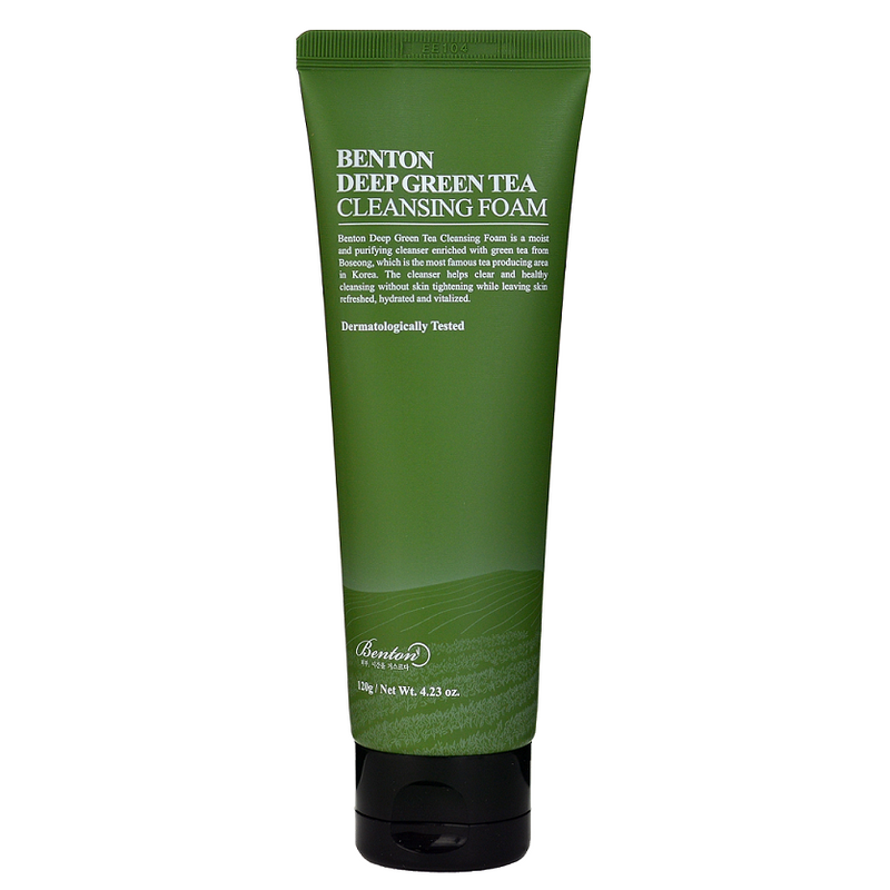 Benton Deep Green Tea Cleansing Foam -- Shop Korean Japanese Taiwanese skincare in Canada & USA at Chuusi.ca