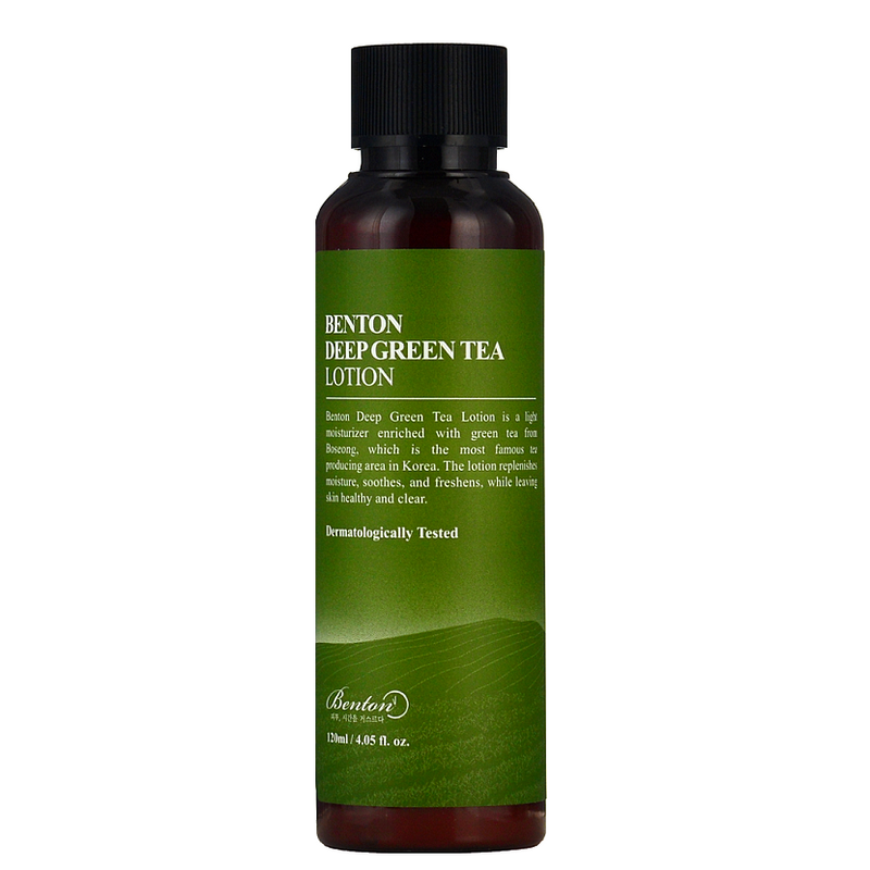 BENTON Deep Green Tea Lotion | Shop Korean Japanese Taiwanese Skincare in Canada & USA at Chuusi.ca