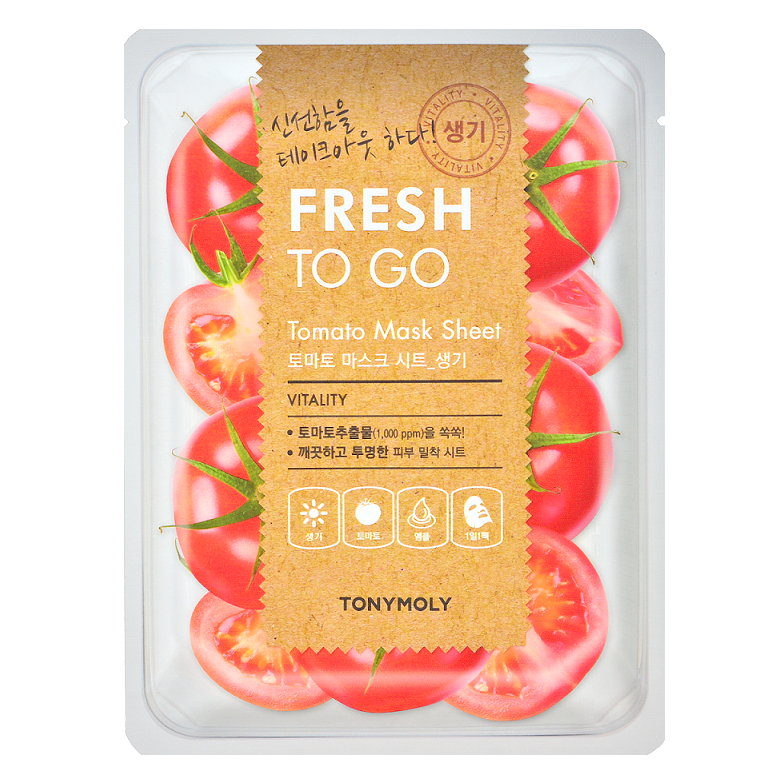 TONY MOLY Fresh To Go Tomato Mask Sheet -- Shop Korean Japanese Taiwanese Skincare in Canada & USA at Chuusi.ca