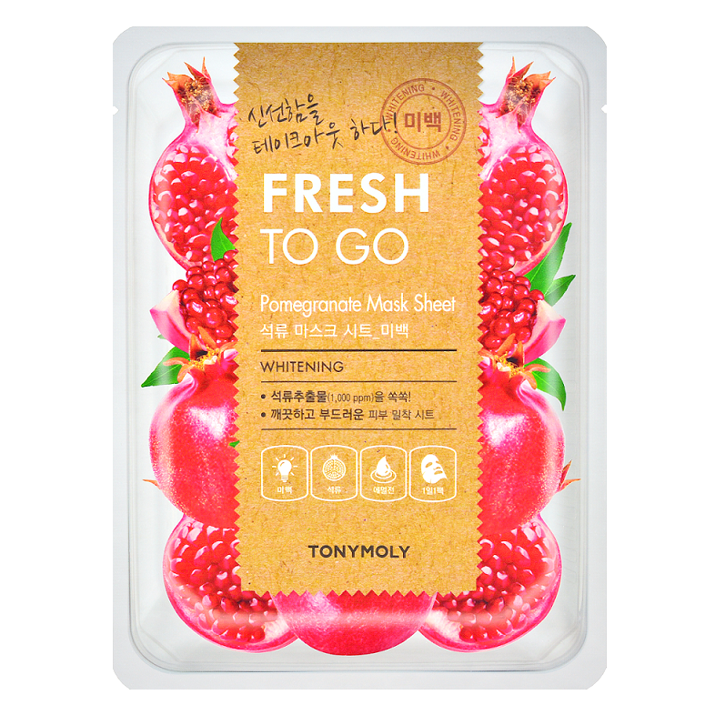 TONY MOLY Fresh To Go Pomegranate Mask Sheet -- Shop Korean Japanese Taiwanese Skincare in Canada & USA at Chuusi.ca