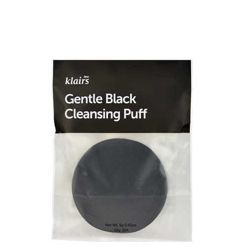 KLAIRS Gentle Black Cleansing Puff -- Shop KBeauty Canada USA -- Chuusi.ca