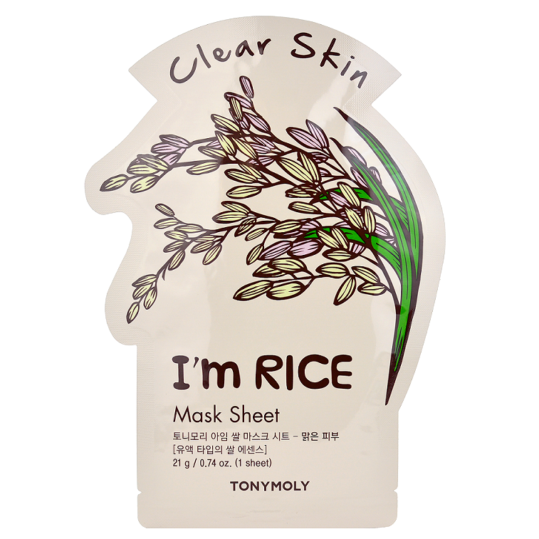 Tony Moly I'm Rice Mask Sheet -- Shop Korean Japanese Taiwanese skincare in Canada & USA at Chuusi.ca