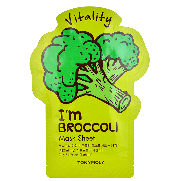 Tony Moly I'm Broccoli Mask Sheet -- Shop Korean Japanese Taiwanese skincare in Canada & USA at Chuusi.ca