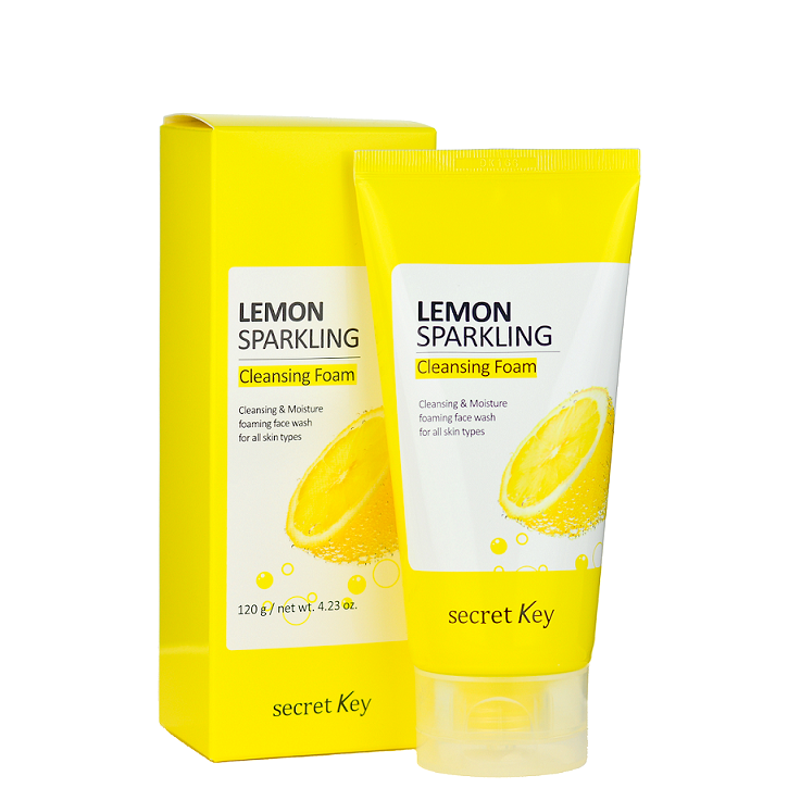 Secret Key Lemon Sparkling Cleansing Foam -- Shop Korean Japanese Taiwanese skincare in Canada & USA at Chuusi.ca