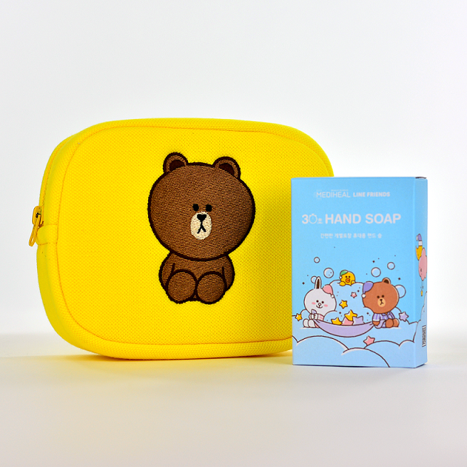 Line Friends Pouch - Brown Bear