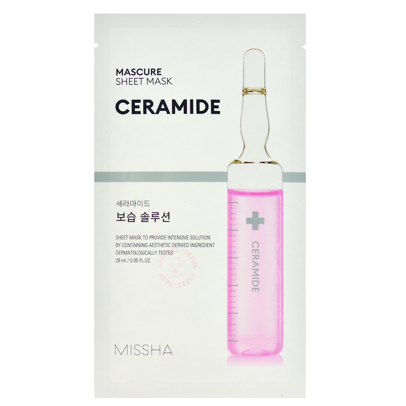 MISSHA Mascure Moisture Barrier Solution Sheet Mask - Ceramide -- Shop Korean Japanese Taiwanese skincare in Canada & USA at Chuusi.ca