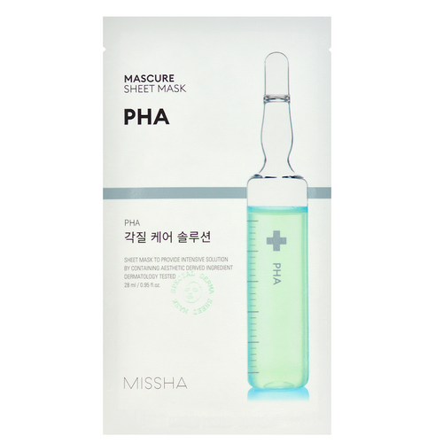 MISSHA Mascure Peeling Solution Sheet Mask - PHA -- Shop Korean Japanese Taiwanese skincare in Canada & USA at Chuusi.ca