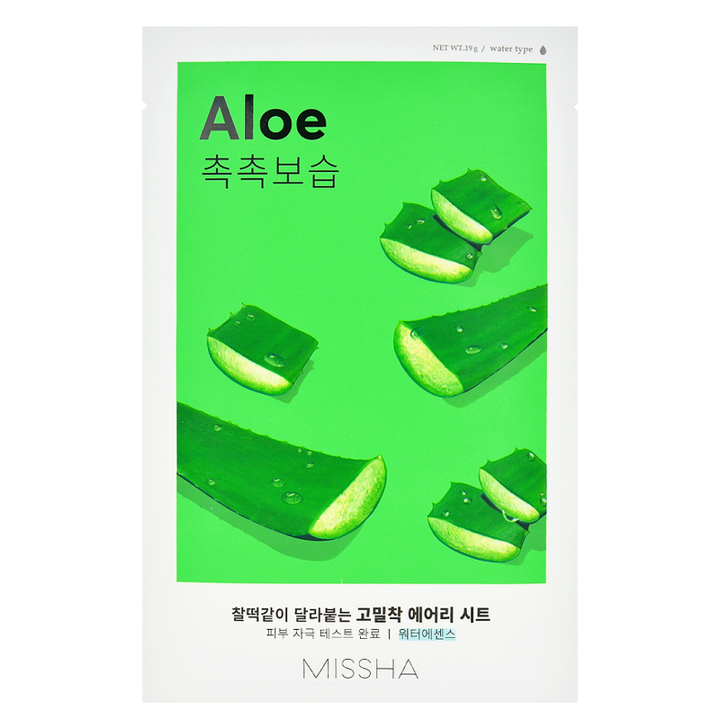 MISSHA Airy Fit Sheet Mask - Aloe | Shop Korean Skincare in Canada & USA at Chuusi.ca
