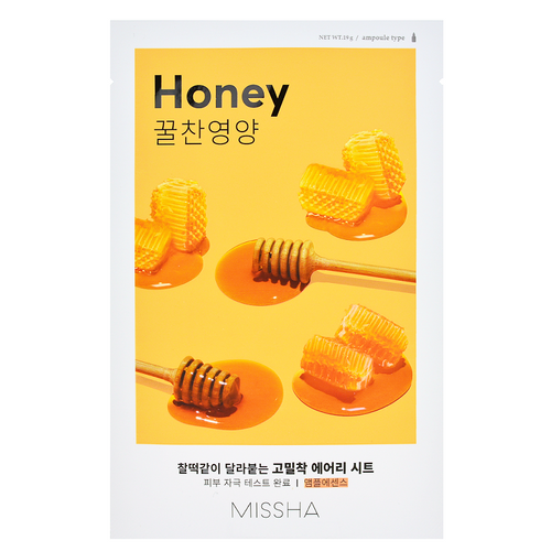 MISSHA Airy Fit Sheet Mask - Honey | Shop Korean Skincare in Canada & USA at Chuusi.ca