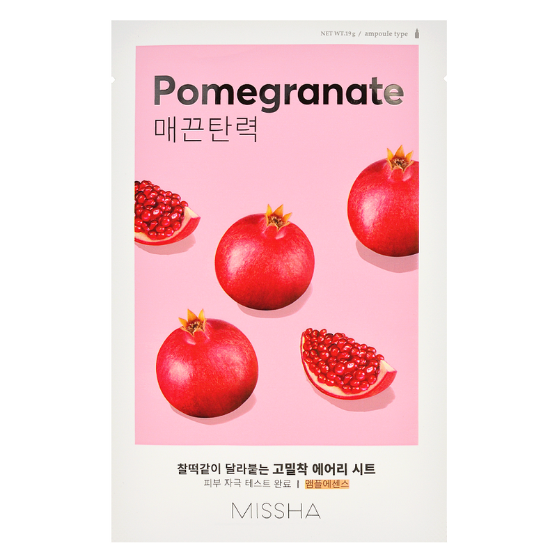 MISSHA Airy Fit Sheet Mask - Pomegranate | Shop Korean Skincare in Canada & USA at Chuusi.ca