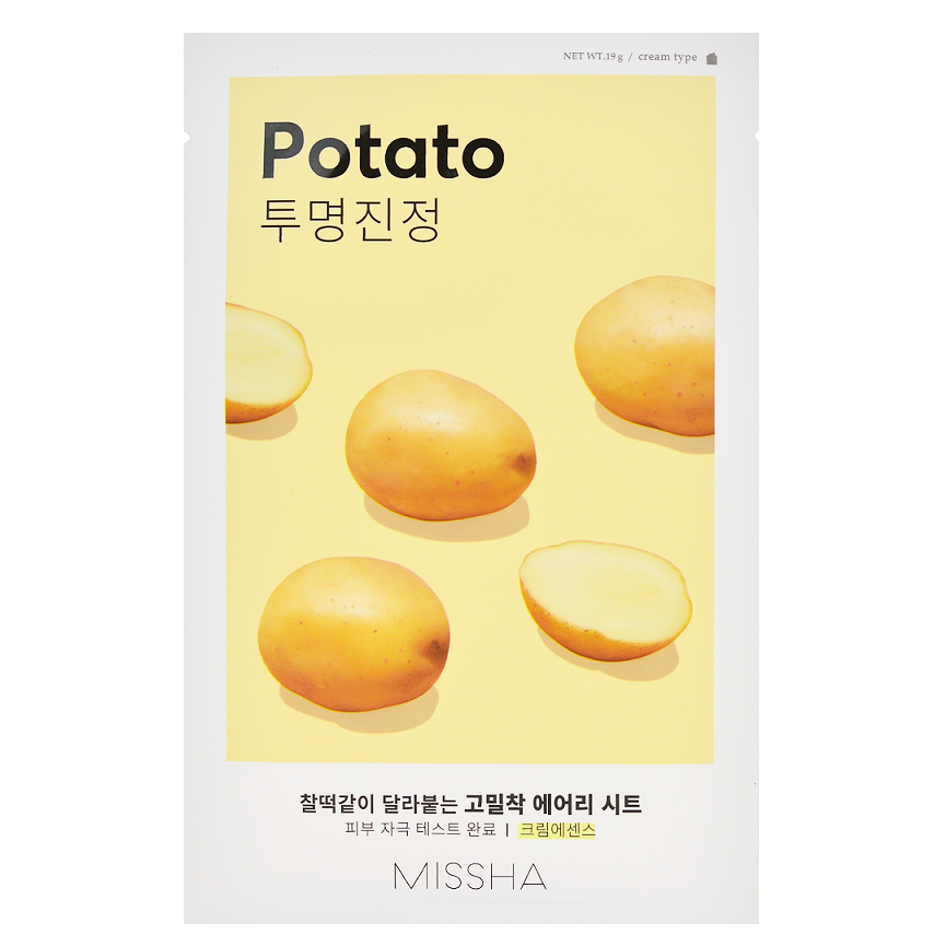 MISSHA Airy Fit Sheet Mask - Potato | Shop Korean Skincare in Canada & USA at Chuusi.ca
