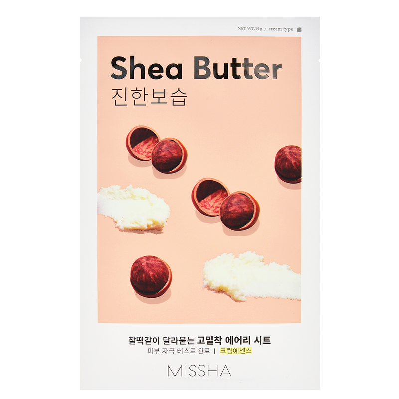 MISSHA Airy Fit Sheet Mask - Shea Butter | Shop Korean Skincare in Canada & USA at Chuusi.ca