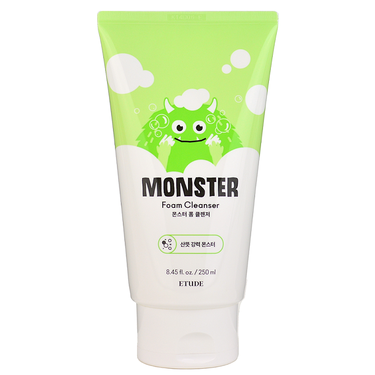 Etude House Monster Foam Cleanser -- Shop KBeauty Canada USA -- Chuusi.ca