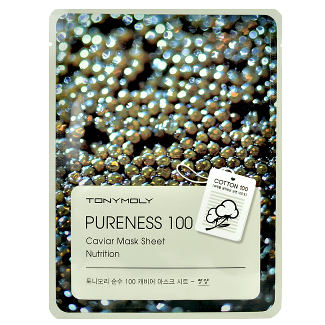 Tony Moly - Pureness 100 Caviar Mask Sheet | Chuusi | Shop Korean and Taiwanese Cosmetics & Skincare at Chuusi.ca