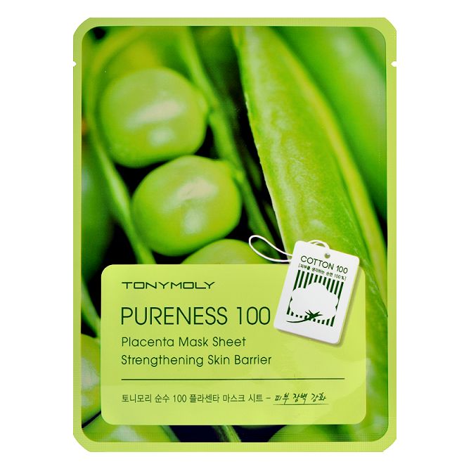 Tony Moly - Pureness 100 Placenta Mask Sheet | Chuusi | Shop Korean and Taiwanese Cosmetics & Skincare at Chuusi.ca