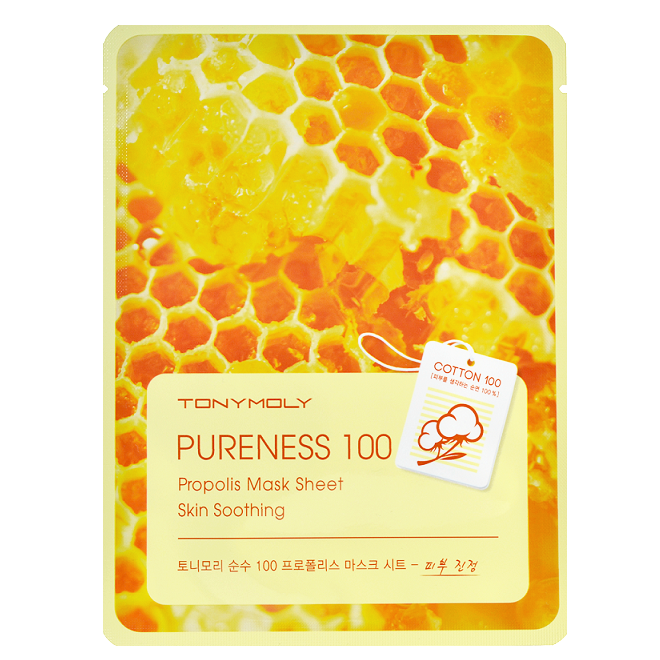 Tony Moly - Pureness 100 Propolis Mask Sheet | Chuusi | Shop Korean and Taiwanese Cosmetics & Skincare at Chuusi.ca