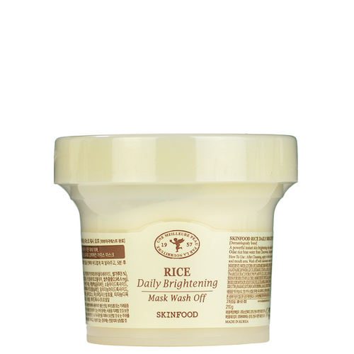 SKINFOOD Rice Daily Brightening Mask Wash Off -- Shop KBeauty Canada USA -- Chuusi.ca