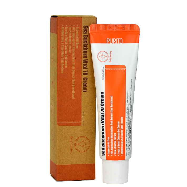 Purito Sea Buckthorn Vital 70 Cream -- Shop KBeauty in Canada & USA at Chuusi.ca