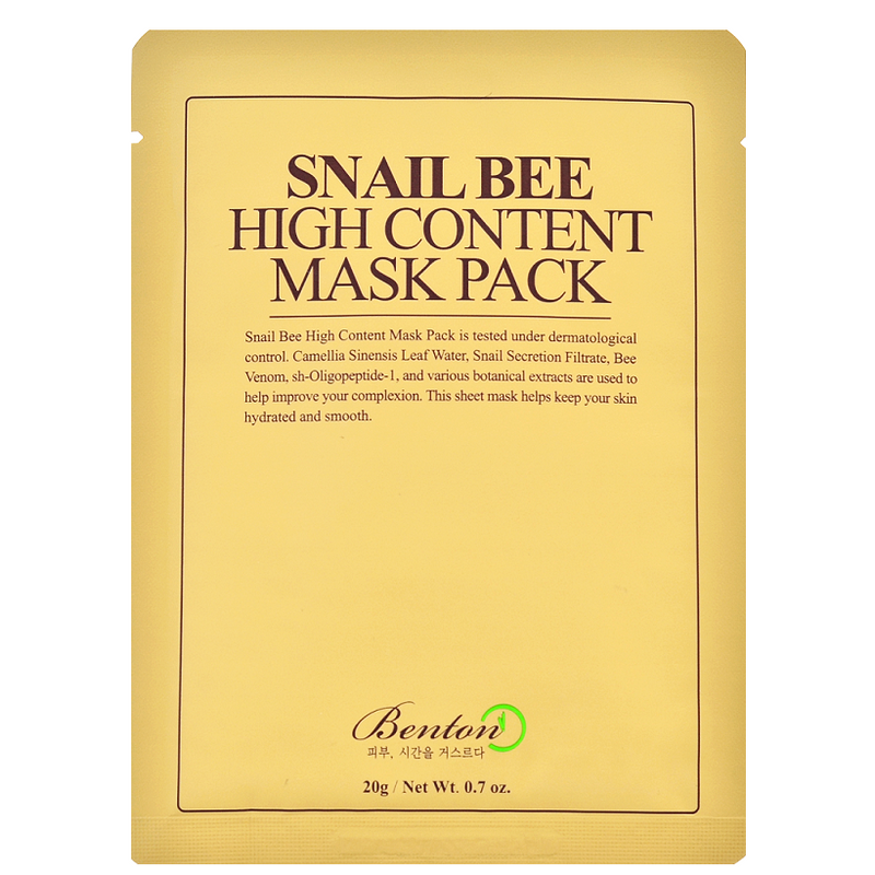 BENTON Snail Bee High Content Mask Pack | Shop Benton Korean skincare cosmetics in Canada & USA at Chuusi.ca