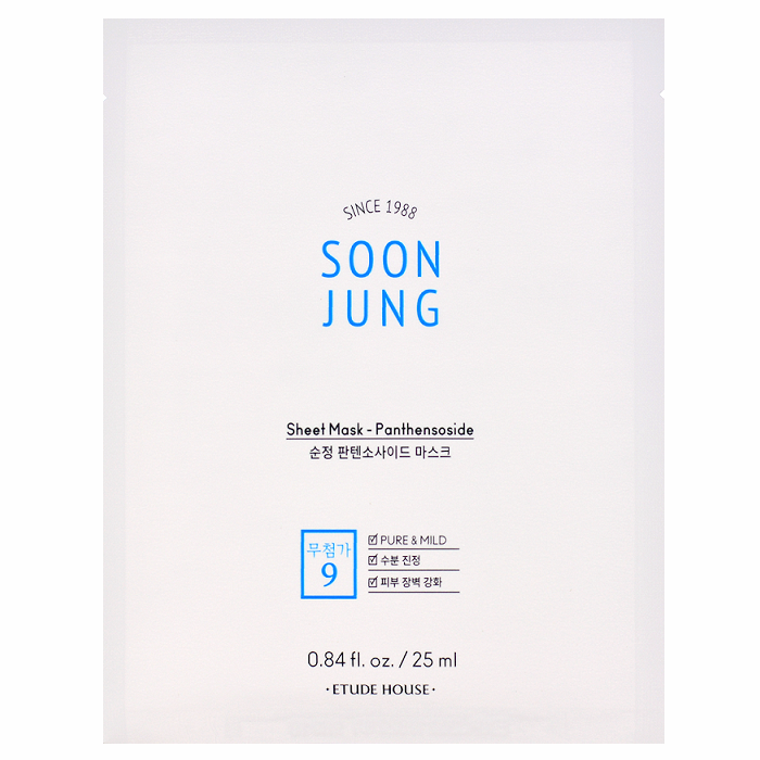 ETUDE HOUSE SoonJung Sheet Mask - Panthensoside -- Shop Korean Japanese Taiwanese Skincare in Canada & USA at Chuusi.ca