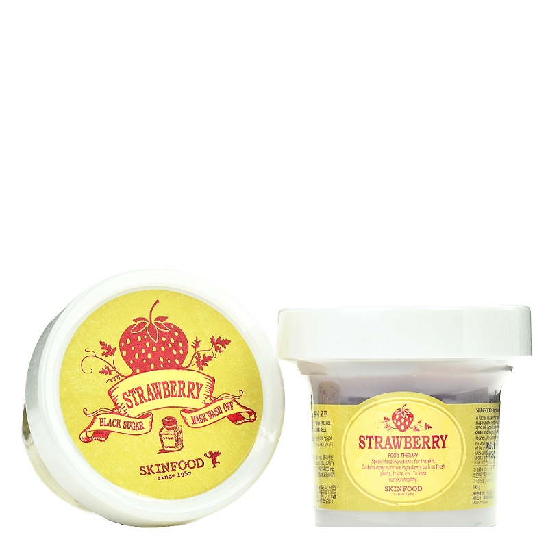 SKINFOOD Black Sugar Strawberry Mask Wash Off | Shop Skinfood Korean skincare in Canada & USA at Chuusi.ca