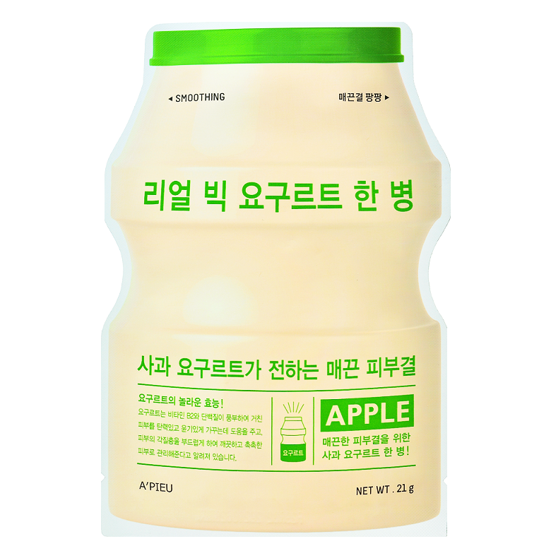 A'PIEU Real Big Yogurt One-Bottle - Apple | Shop Korean sheet masks in Canada & USA at Chuusi.ca