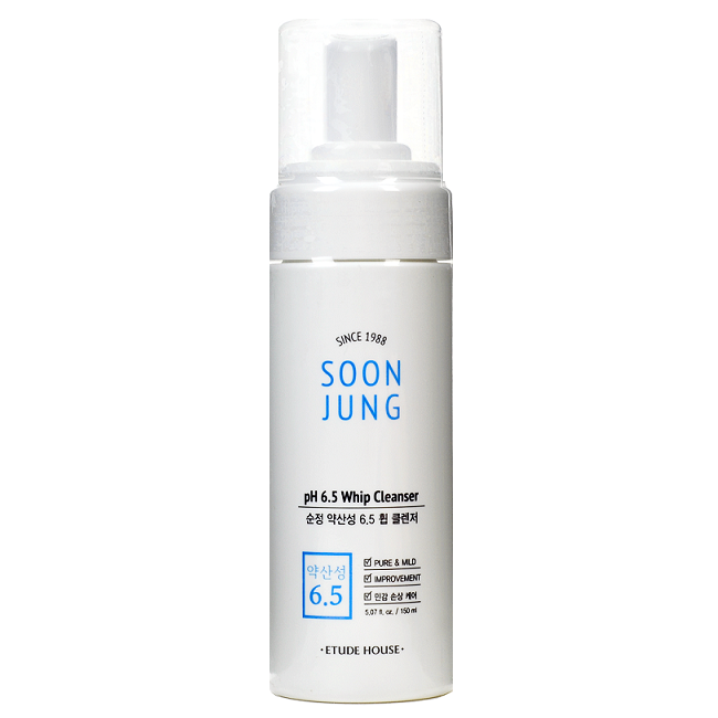 ETUDE HOUSE SoonJung pH 6.5 Whip Cleanser (150ml) | Shop Etude House Korean skincare cosmetics in Canada & USA at Chuusi.ca